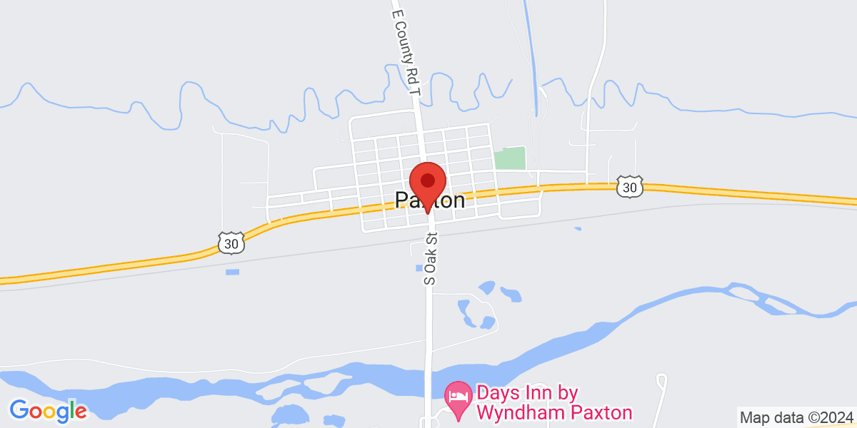 Map of Paxton Public Library